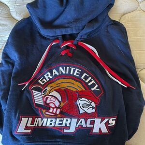 XL men’s blue hoodie